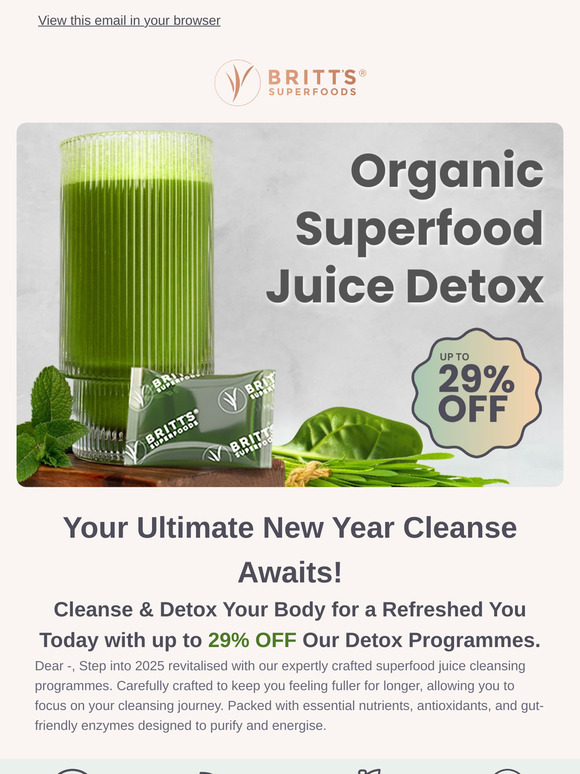 🎯 Your Ultimate New Year Cleanse Awaits!
