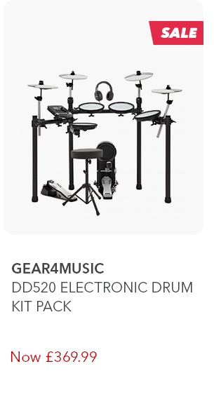 Gear4music DD520 Electronic Drum Kit Pack