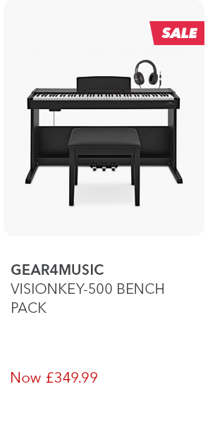 Gear4music VISIONKEY-500 Bench Pack