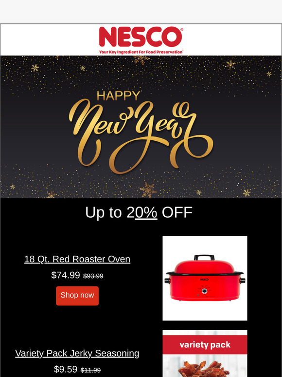 NESCO NEW Year Sale : Roasters / Dehydrators