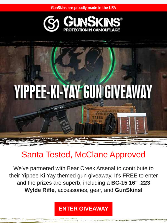 One More Gun Giveaway Before the End of the Year! w/ Bear Creek Arsenal