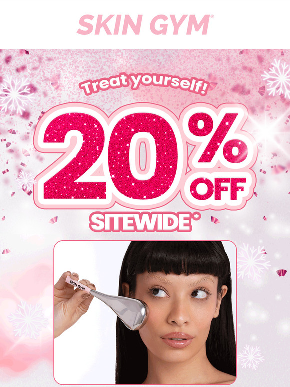 Your skin deserves this 20% off 😍