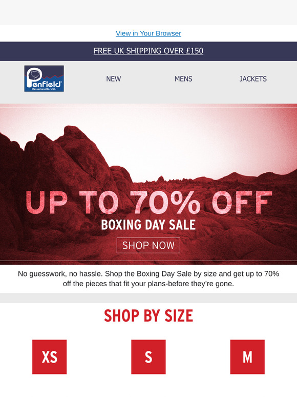 Find Your Fit in the Boxing Day Sale
