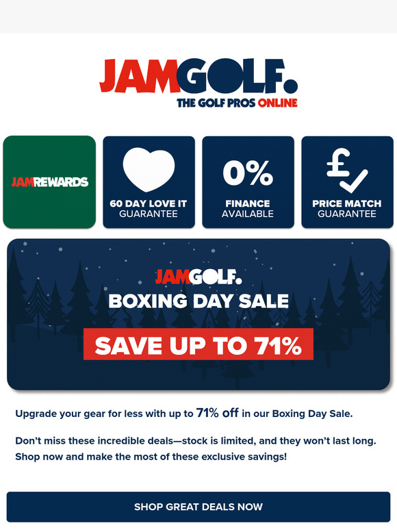 Boxing Day Sale - Shop Great Deals!