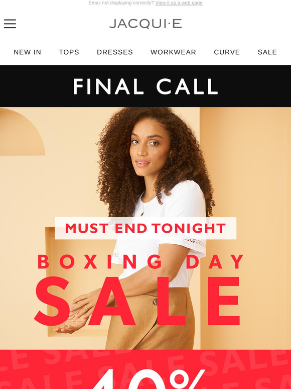 Jacqui E 40 Off Everything Must End Tonight Milled