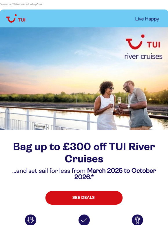 TUI: TUI River Cruise deals have docked 🥳 | Milled