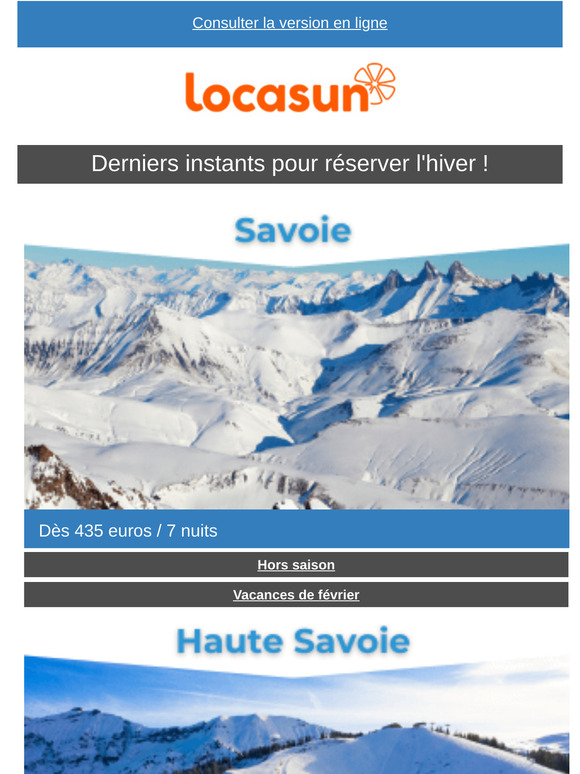 ❄️ Focus Hiver | Vos vacances à la montagne sont ici !