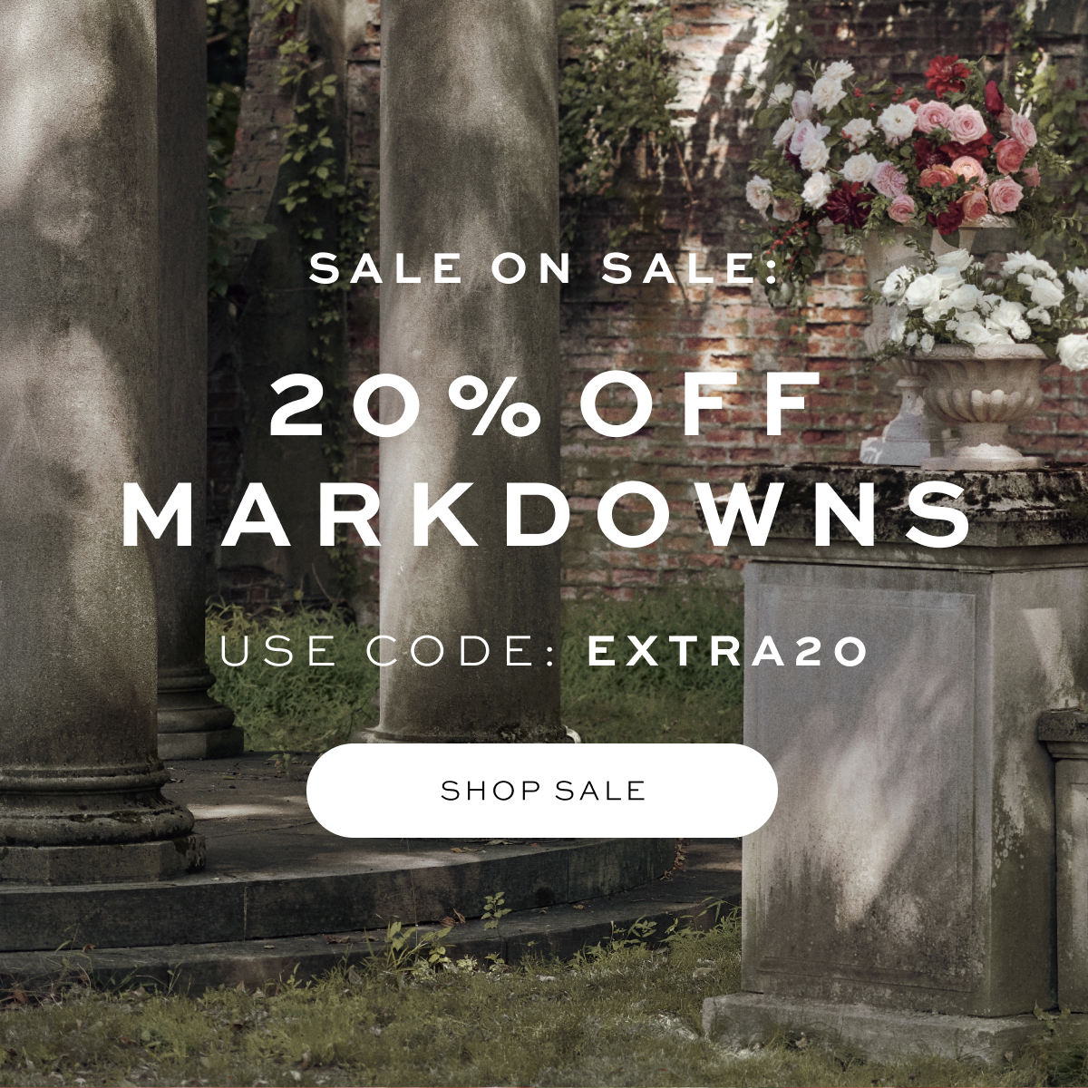 SALE ON SALE: 20% Off Markdowns