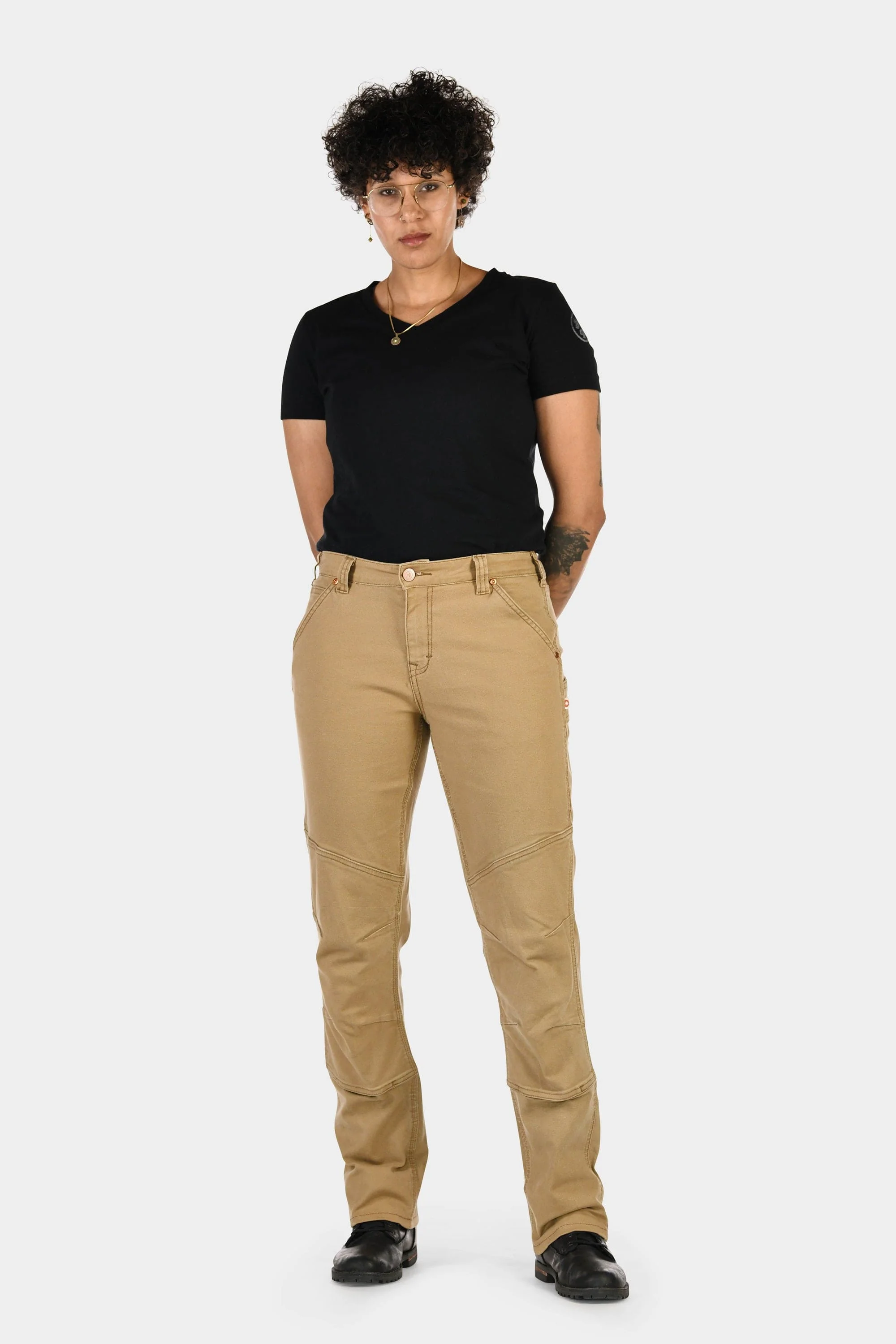 GO TO™ Stretch Canvas Pants in Sawdust Brown