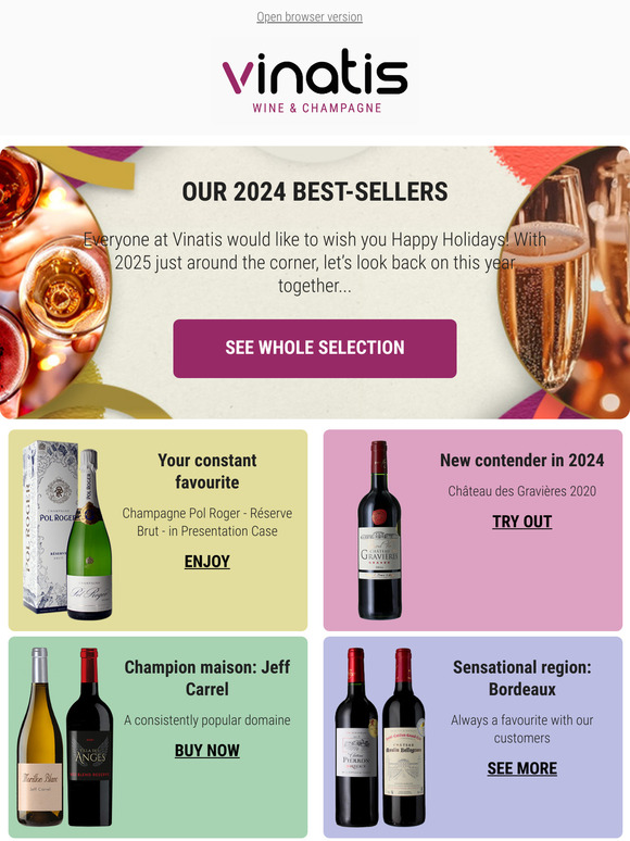 Your 2024 in Wine with Vinatis 🍷🎆