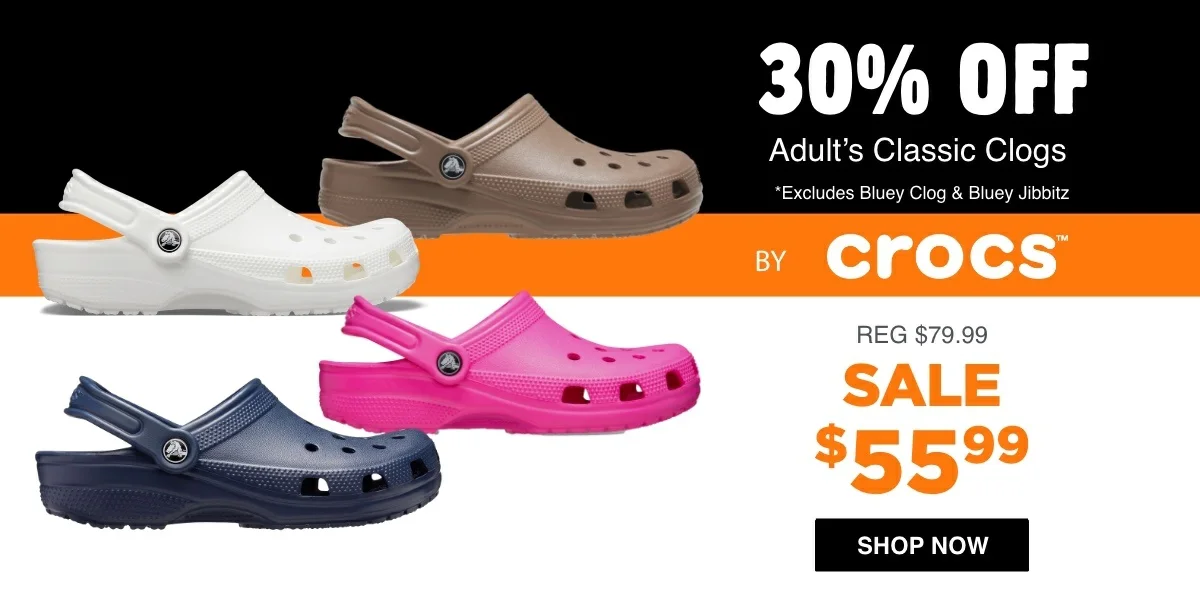 Adults Classic Clogs by Crocs
