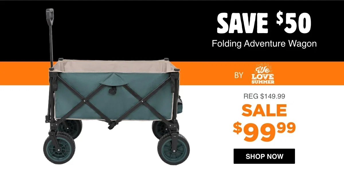 Folding Adventure Wagon by We love Summer