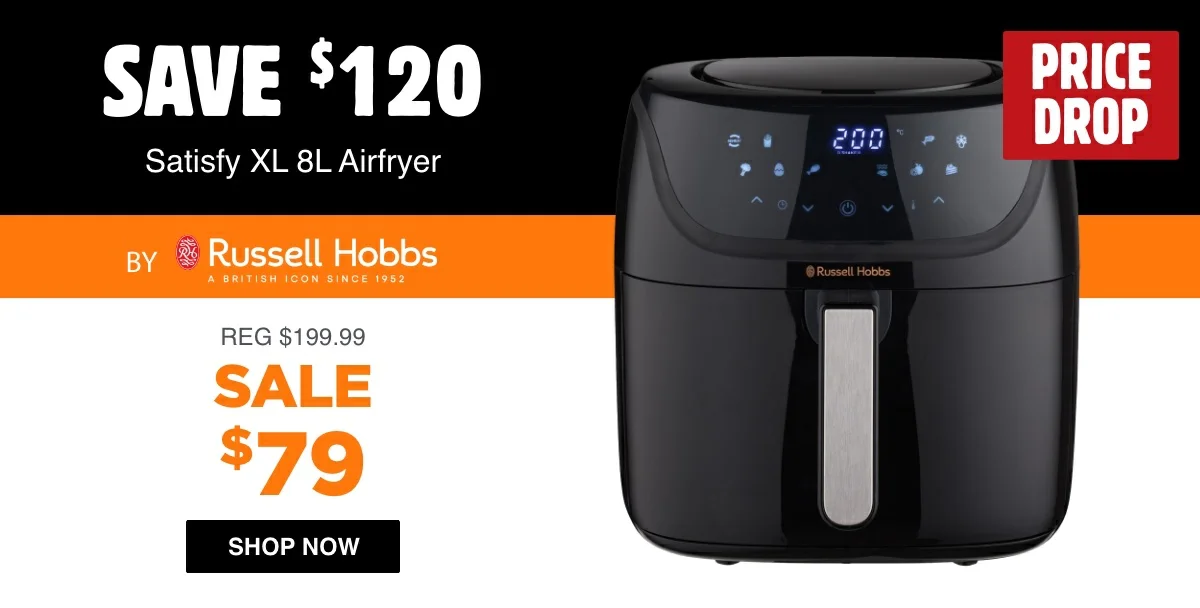 Satisfry XL 8L Airfryer by Russell Hobbs