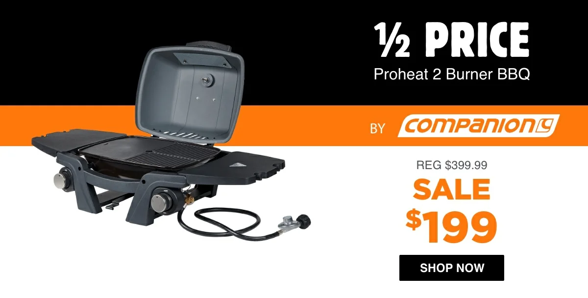 Proheat 2 Burner BBq by Companion
