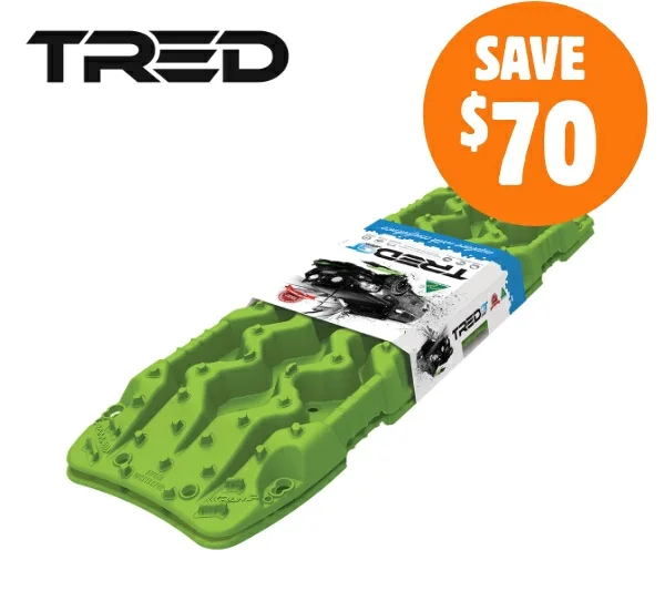 Tred GT Recovery Board Fluro Green 1085mm