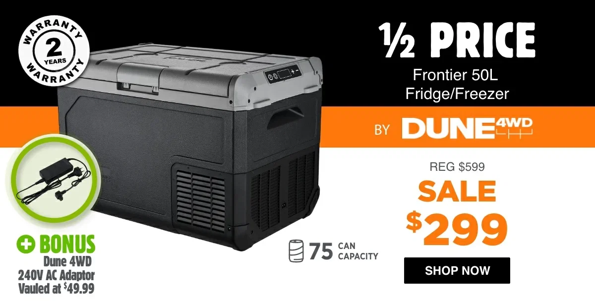 Frontier 50L Fridge/Freezer by Dune 