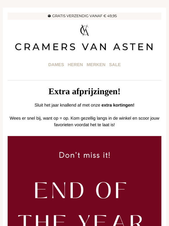 Knallend het jaar uit met onze MEGA SALE!🍾✨