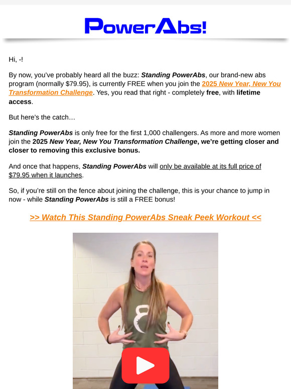 FREE Standing PowerAbs - Get It Now Before It’s Gone!