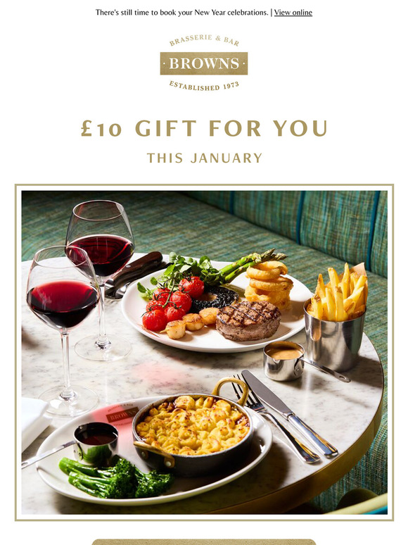 ✨ A £10 gift for you —, this January 🎁