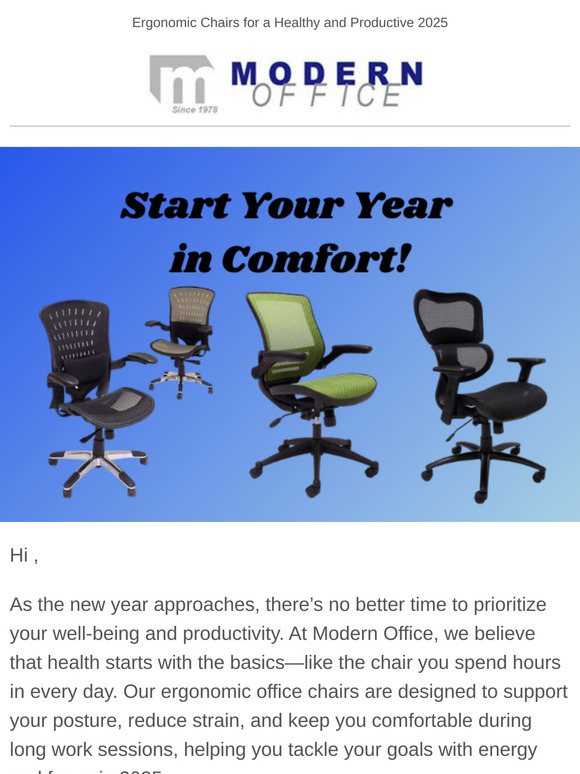Start the New Year Right – Prioritize Your Comfort and Health!