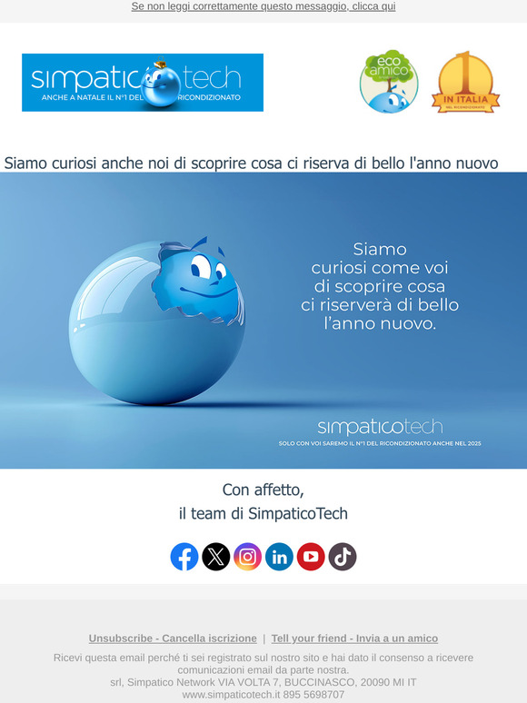 L'anno nuovo? Siamo curiosi anche noi