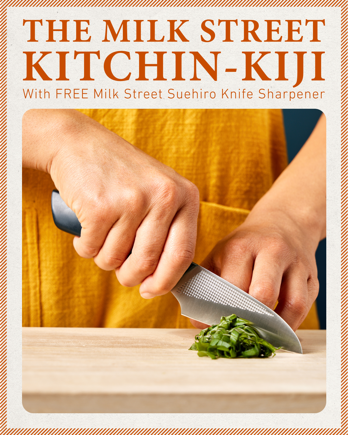 The Milk Street Kitchin-kiji With FREE Milk Street Suehiro Knife Sharpener
