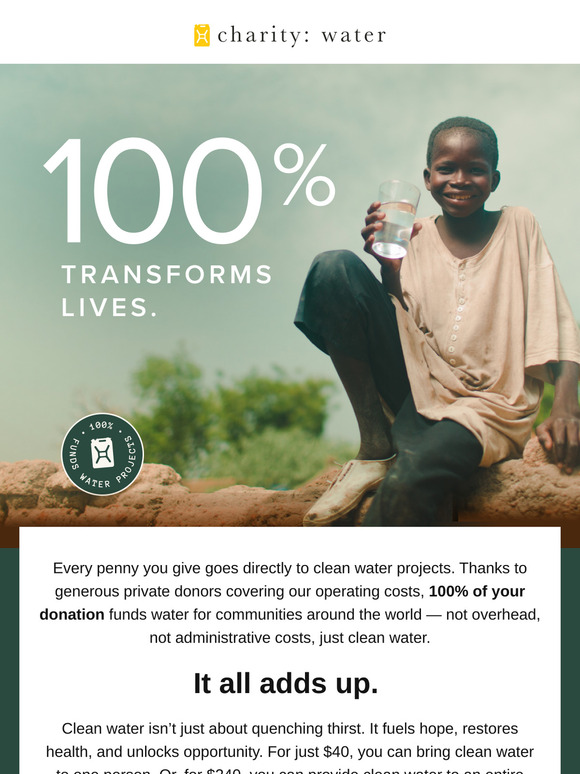 100%: Our forever promise to you