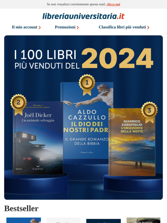 I 100 libri Bestseller del 2024, per una classifica tutta da leggere📚🎁!