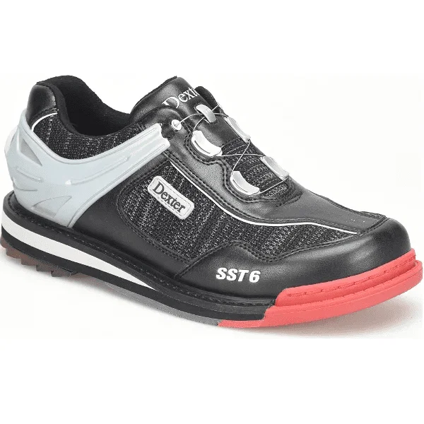 Image of Dexter Mens SST 6 Hybrid BOA Black Knit Right Hand Bowling Shoes