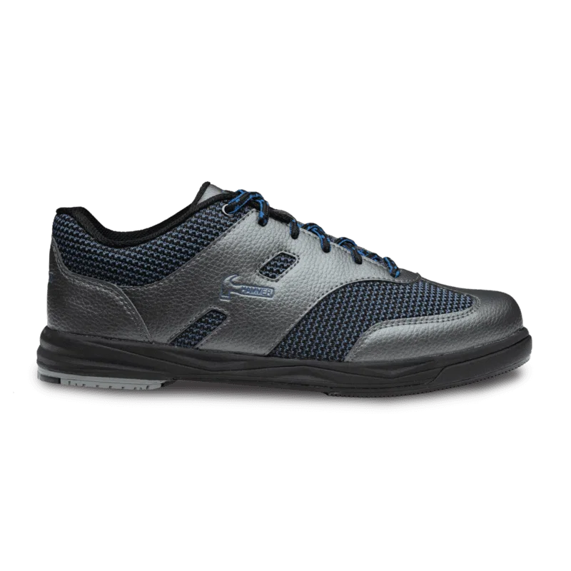 Image of Hammer Men's Blade Pewter Blue Right Hand Bowling Shoes