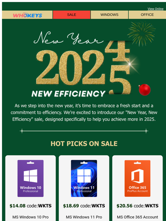 New Year, Fresh Start: Up to 93% Off Inside.