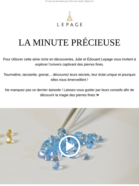 Minute précieuse #7 : pierres fines !