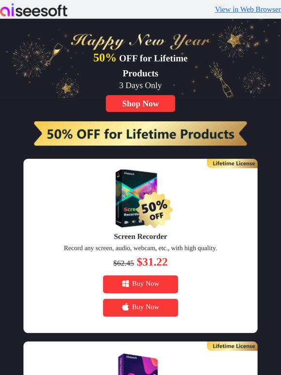 Any Premium Plan with 50% OFF - Super Sale for New Year