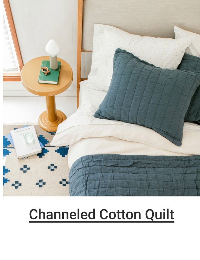 Channeled Cotton Quilt