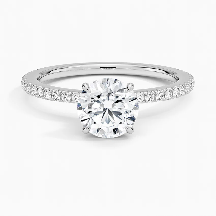 Demi Three-Quarter Coverage Diamond Ring