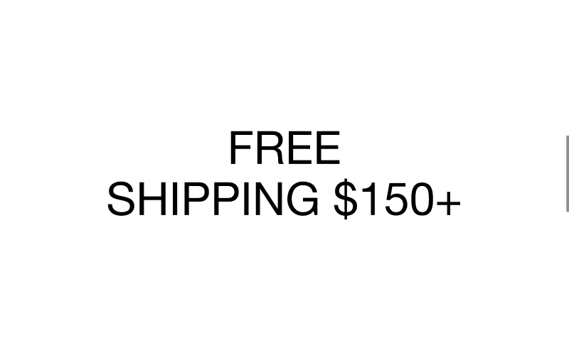 Free Shipping $150+