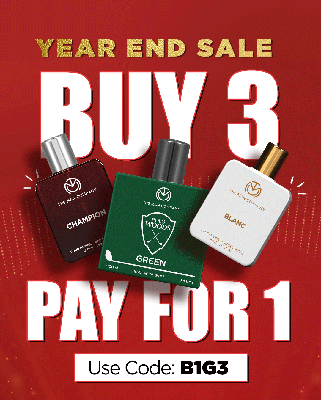 BUY 3 PAY FOR 1!!