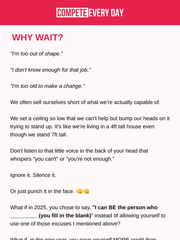 Why Wait?