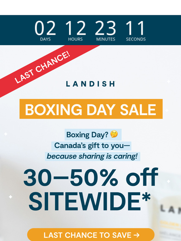 🚨 Last Chance: BOXING___DAY___SALE