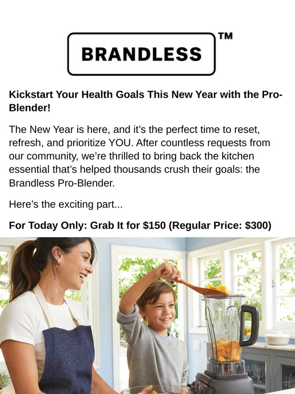 Kickstart Your Health Goals This New Year with the Pro-Blender!