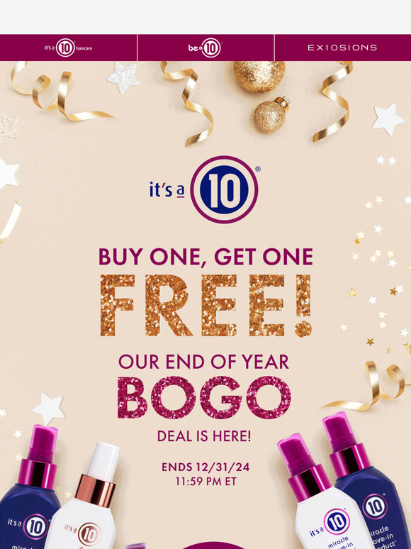 🛍️ BUY ONE, GET ONE FREE! PLUS FREE GIFT WITH EVERY ORDER! 🎁