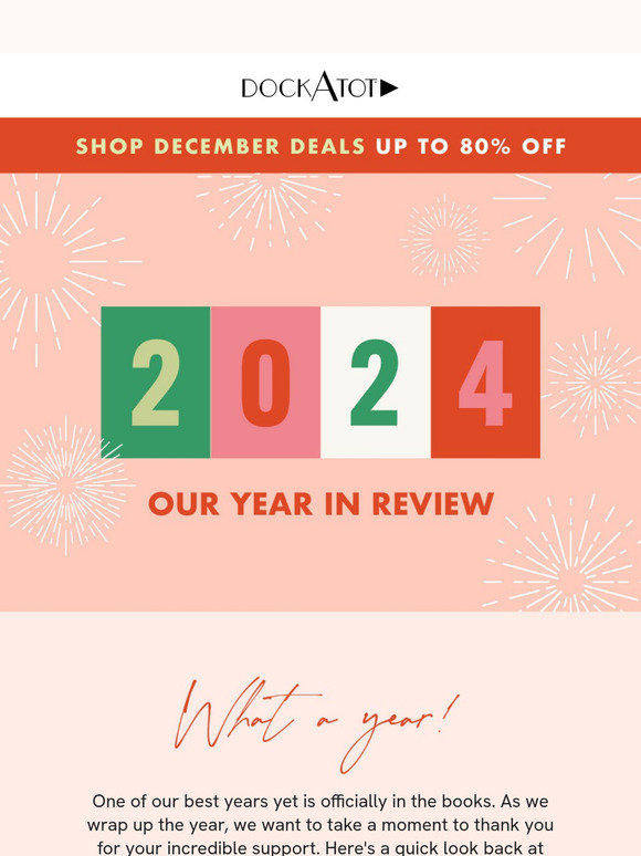 What A Year We Had!