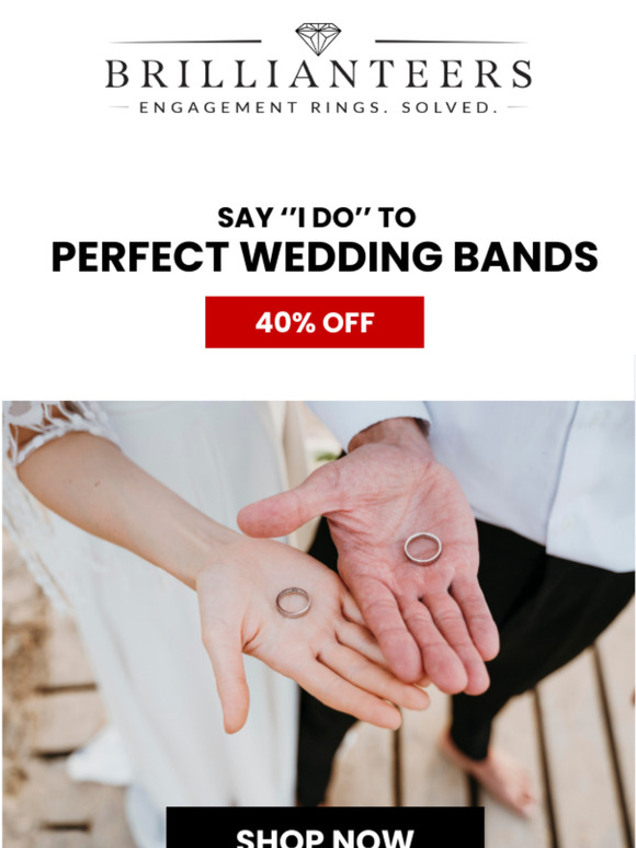 Last Chance to get your Wedding Bands on Sale ❤️