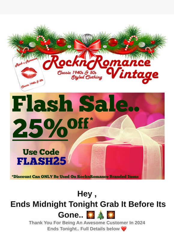 Warning, 25% Off Ends TONIGHT.. Grab The Deal.. ✨🎄✨