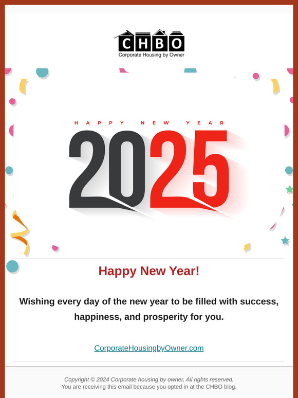 Happy New Year from CHBO 🙌