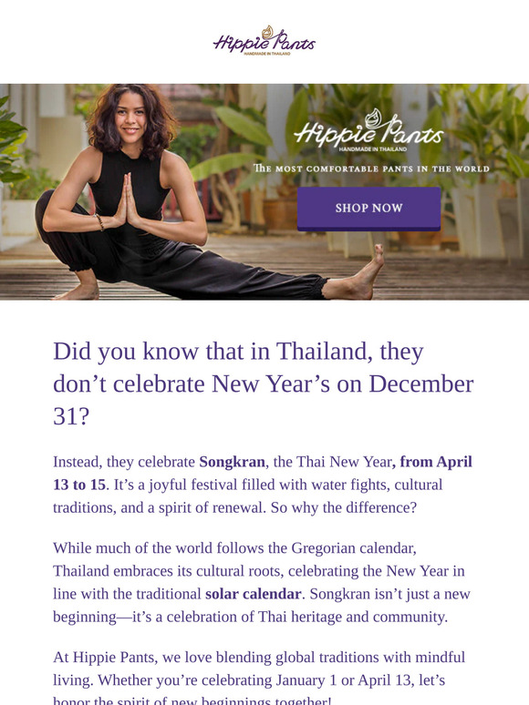 Hey, 🎉 Did You Know Thailand Has a Different New Year?