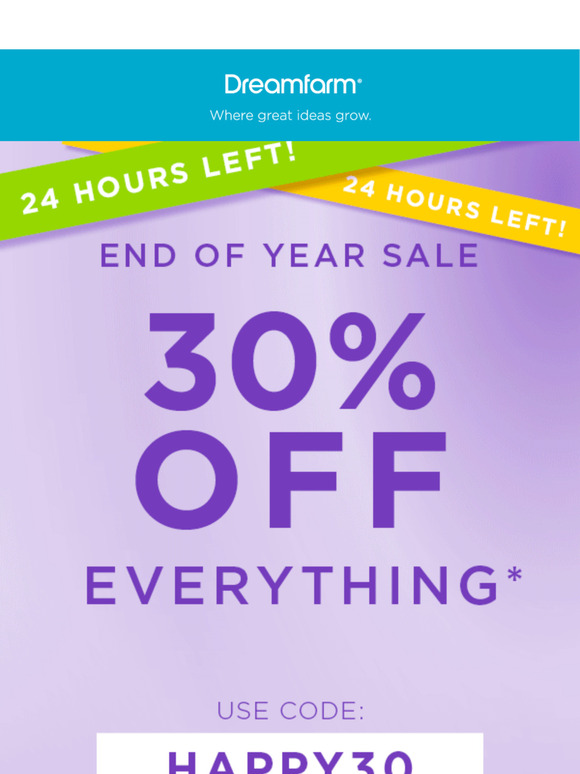 🎉 Final Countdown: 30% Off Sitewide Ends Soon!