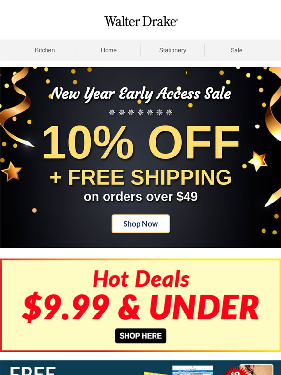 Walter Drake Goodbye 2024, Hello Saving Milled