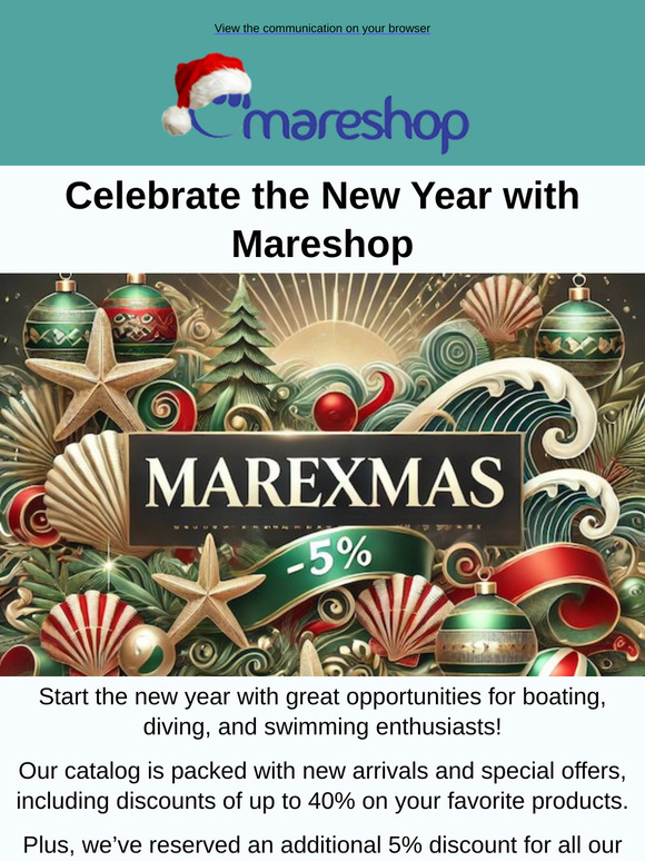 Celebrate the New Year with Mareshop
