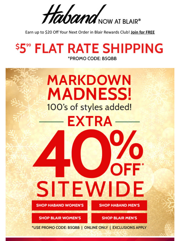 Extra 40% SALE on SALE to Count You Down!